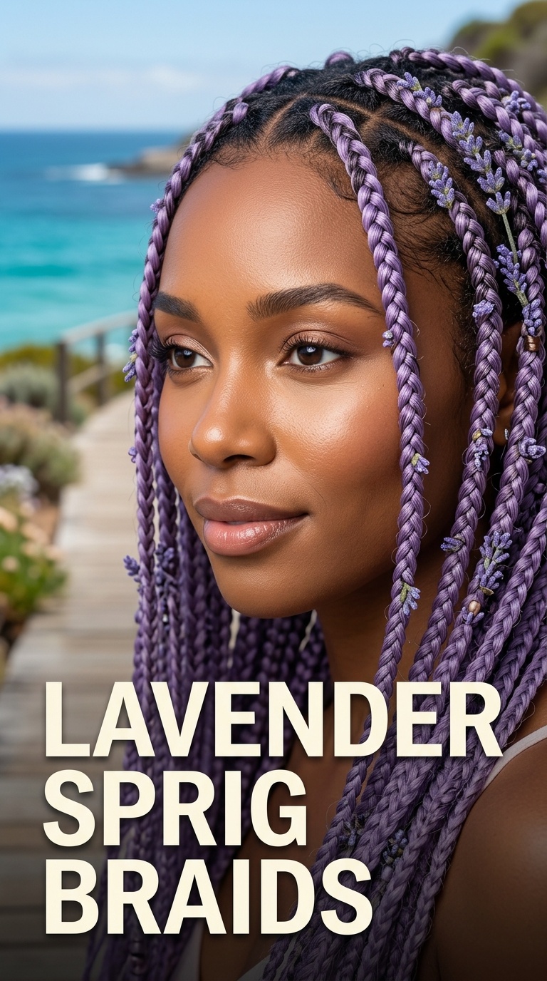 Lavender Sprig Braids