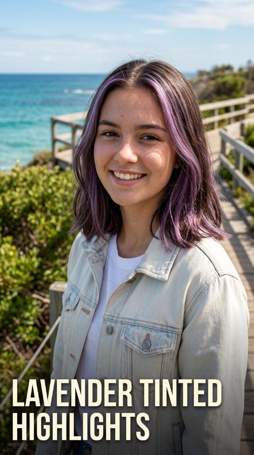 Lavender Tinted Highlights