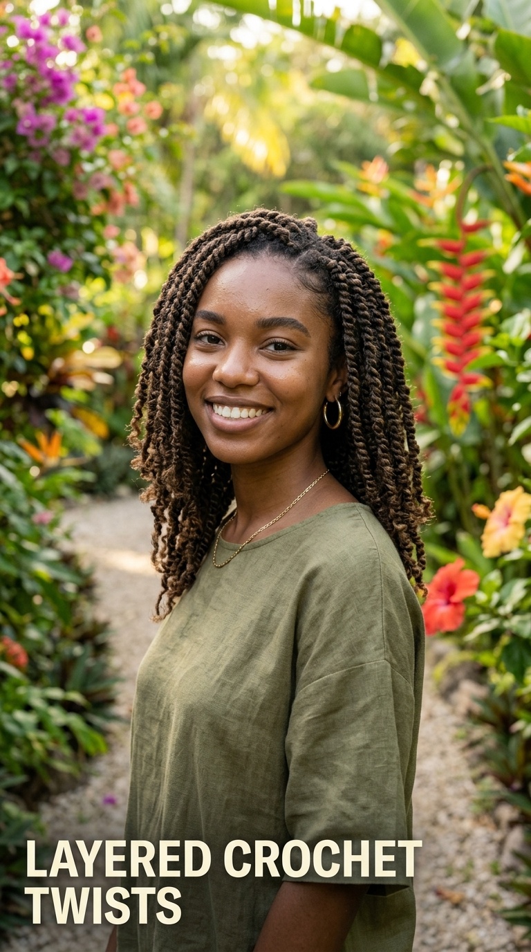 Layered Crochet Twists