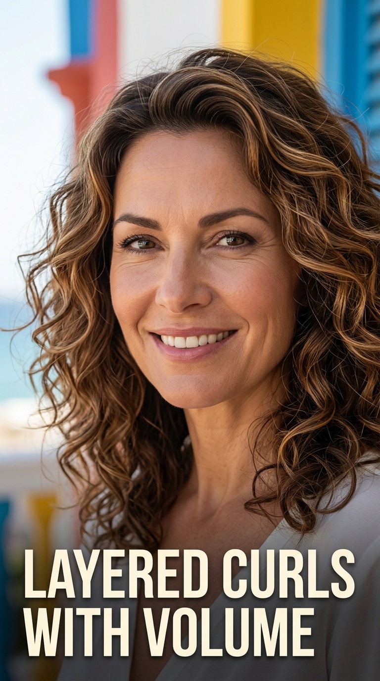 Layered Curls with Volume