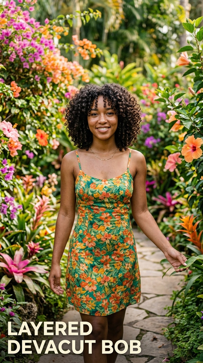 Layered DevaCut Bob