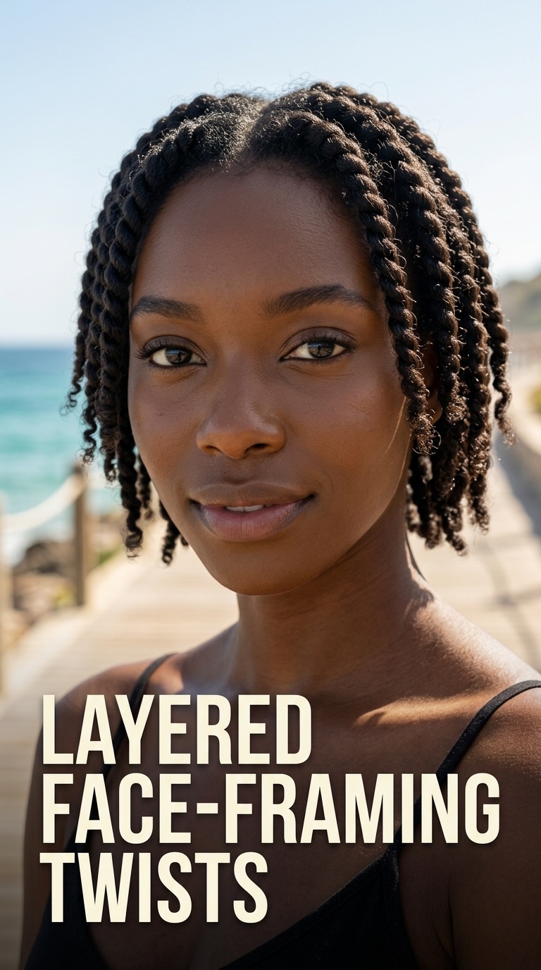 Layered Face-Framing Twists