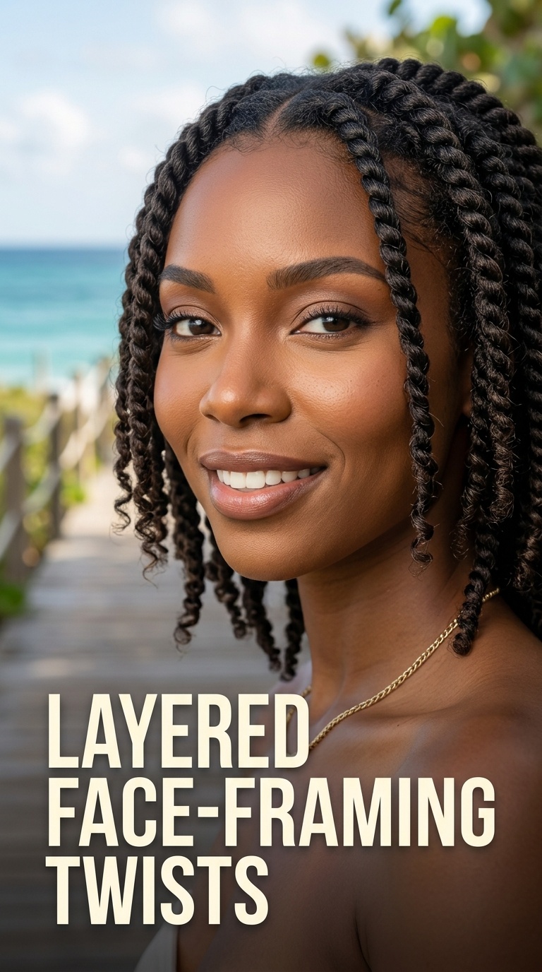 Layered Face-Framing Twists