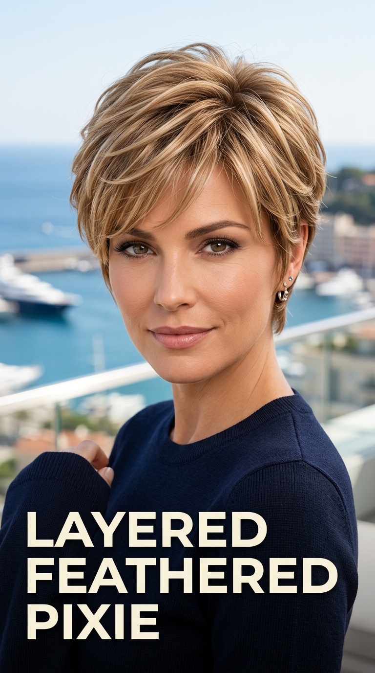 Layered Feathered Pixie