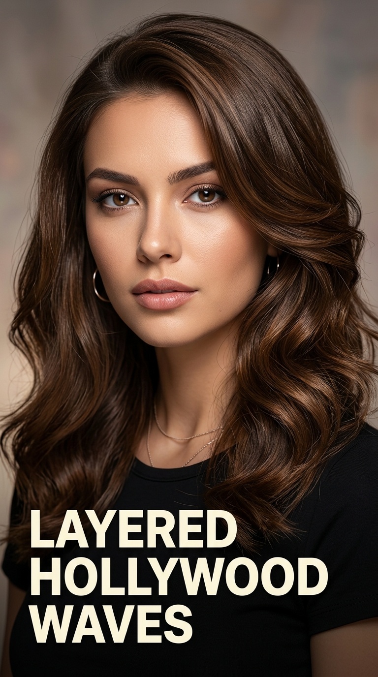 Layered Hollywood Waves