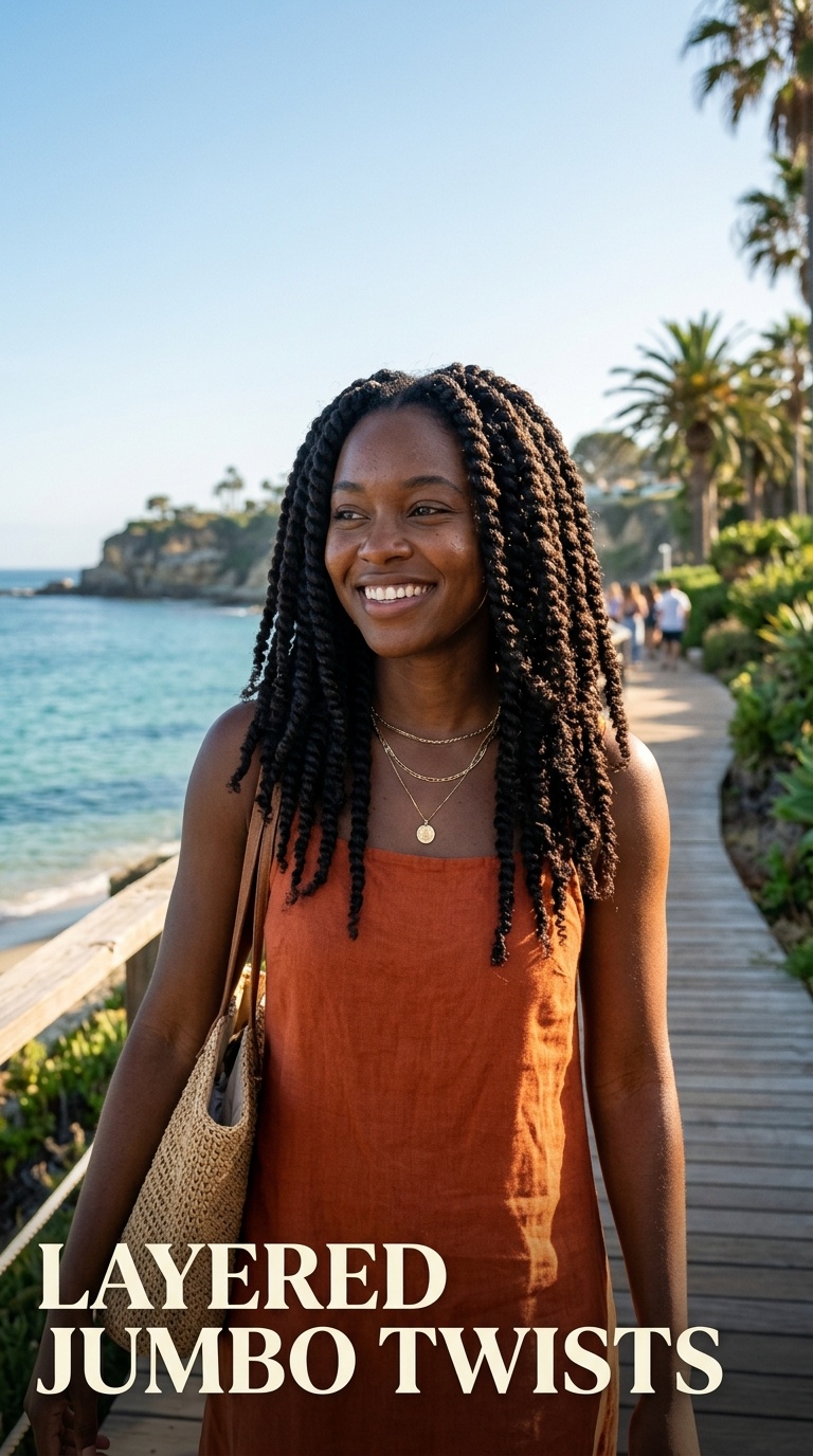 Layered Jumbo Twists