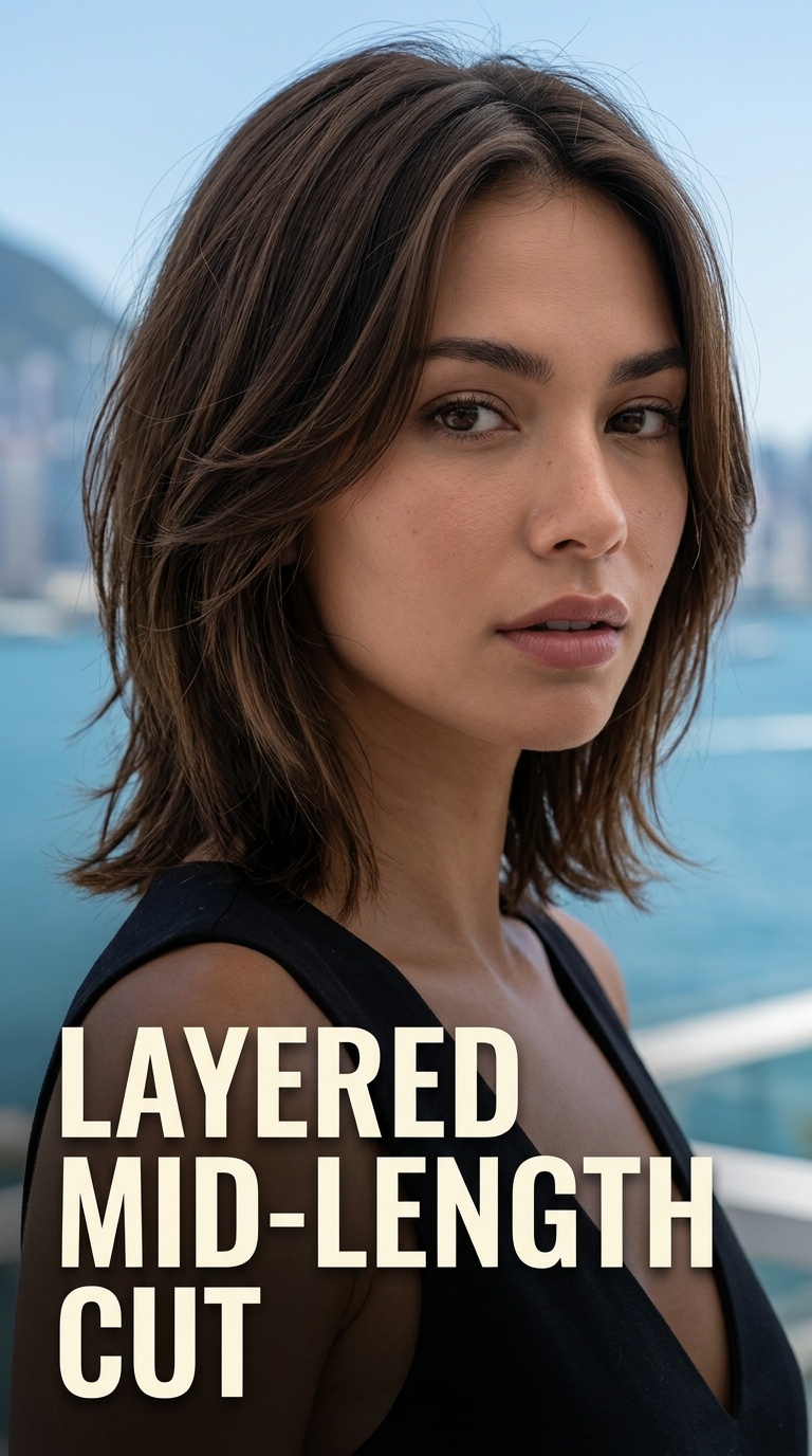 Layered Mid-Length Cut