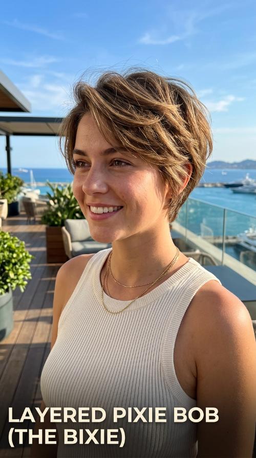 Layered Pixie Bob (The Bixie)