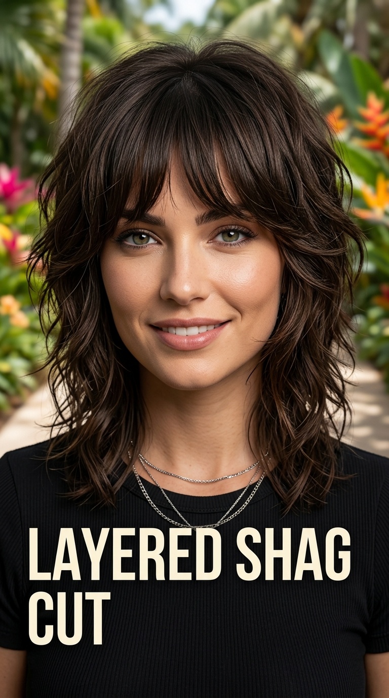 Layered Shag Cut