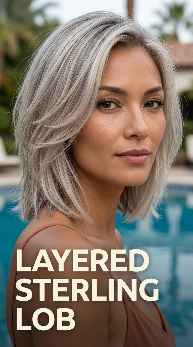 Layered Sterling Lob