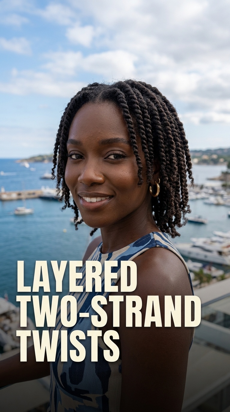 Layered Two-Strand Twists