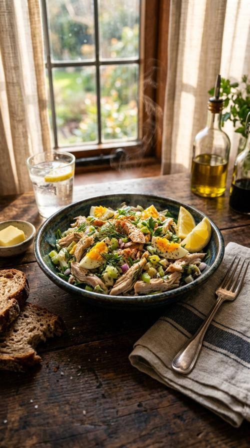 Lemon Herb Chicken and Egg Salad