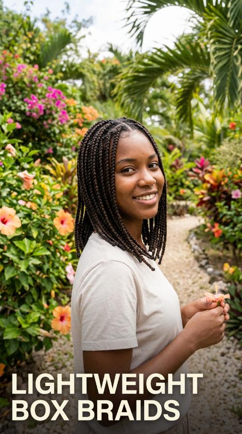 Lightweight Box Braids