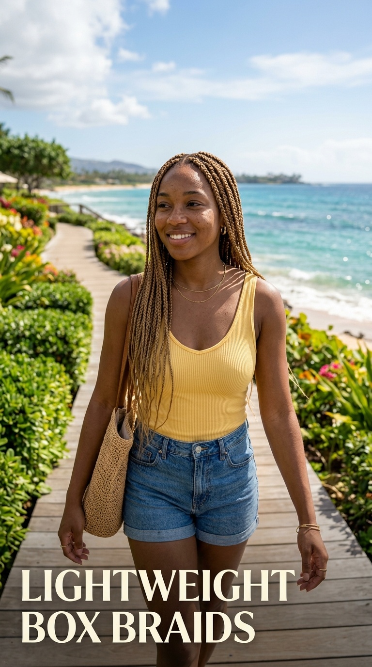 Lightweight Box Braids