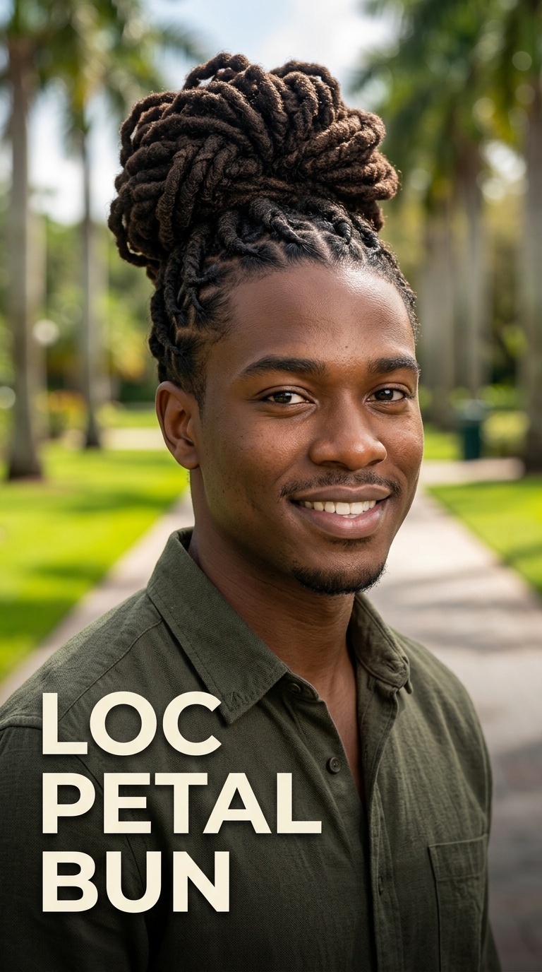 Loc Petal Bun