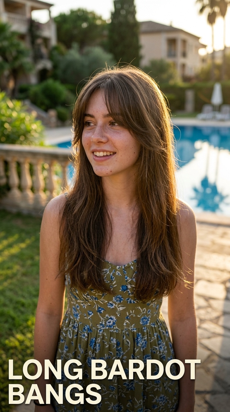 Long Bardot Bangs