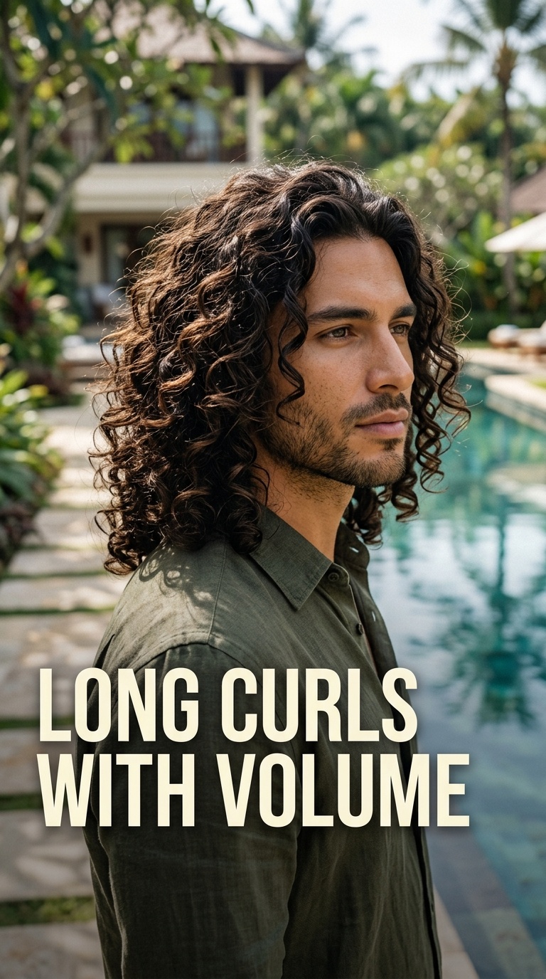Long Curls with Volume