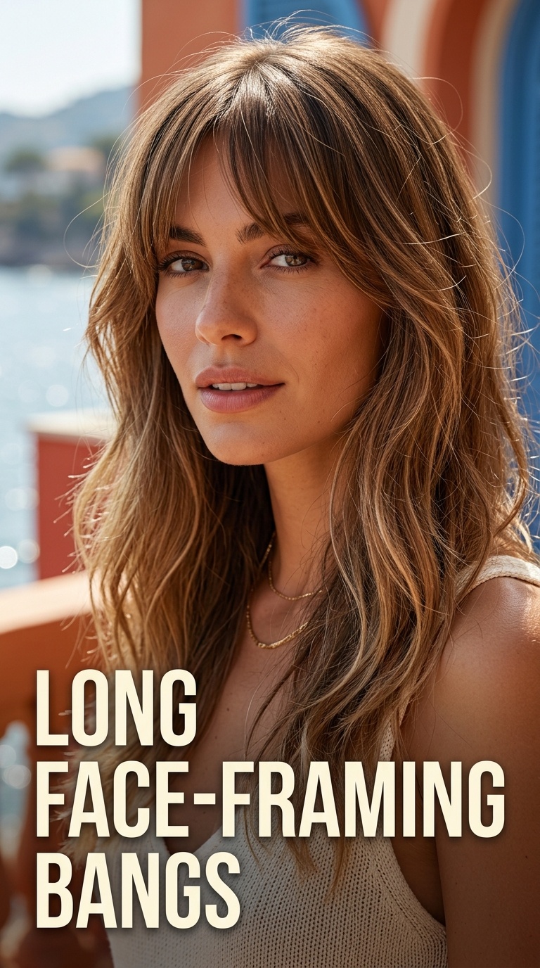 Long Face-Framing Bangs