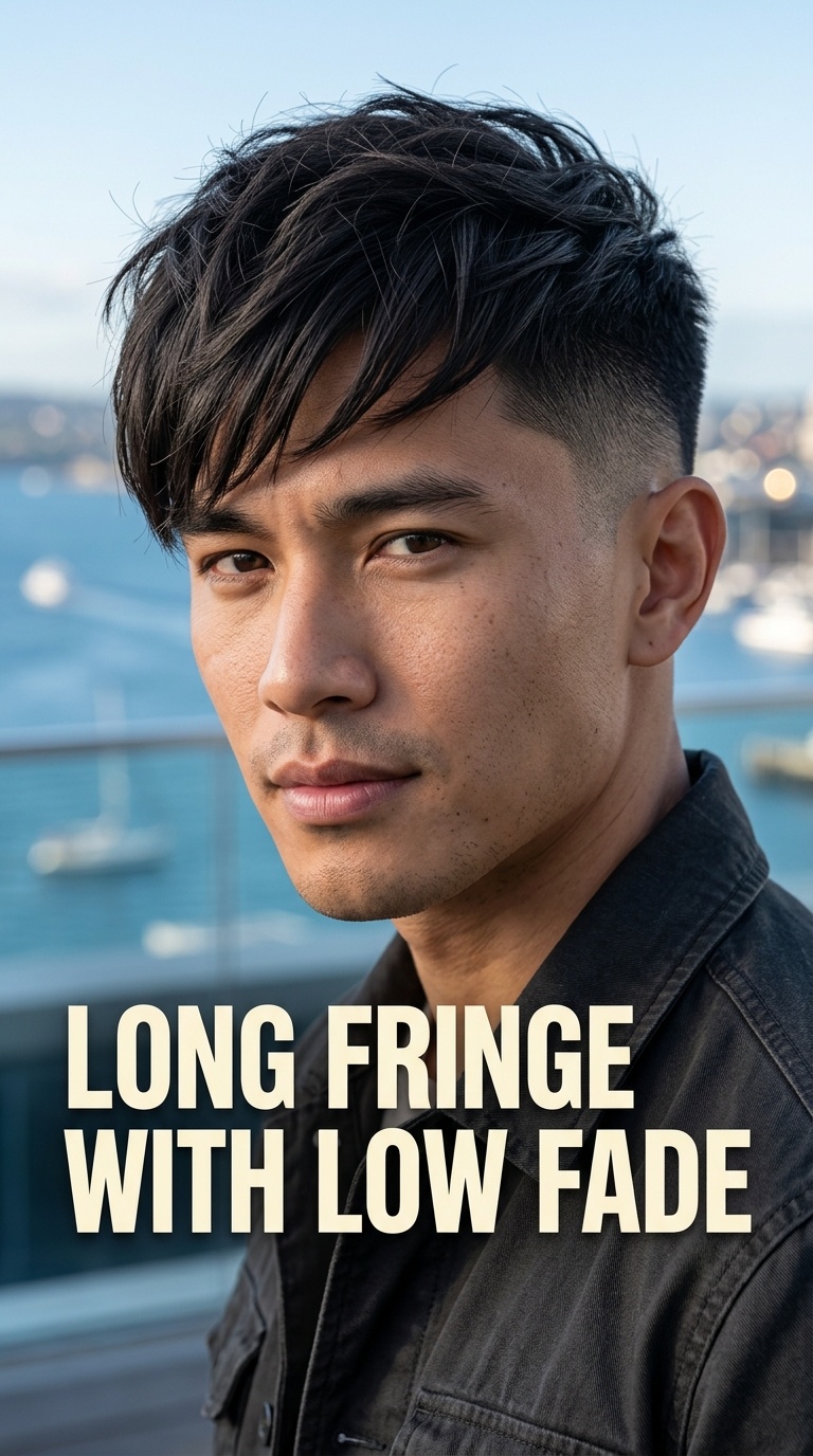 Long Fringe with Low Fade