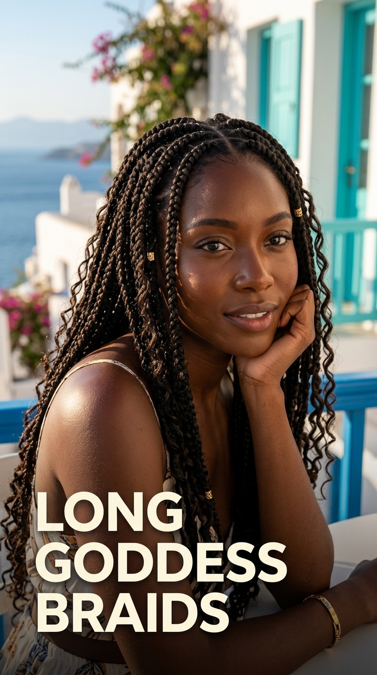 Long Goddess Braids