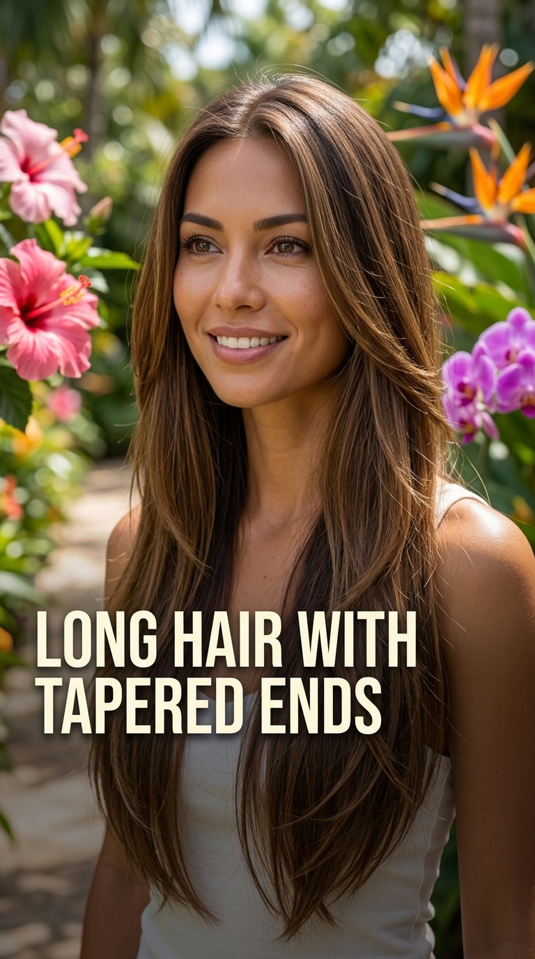Long Hair with Tapered Ends