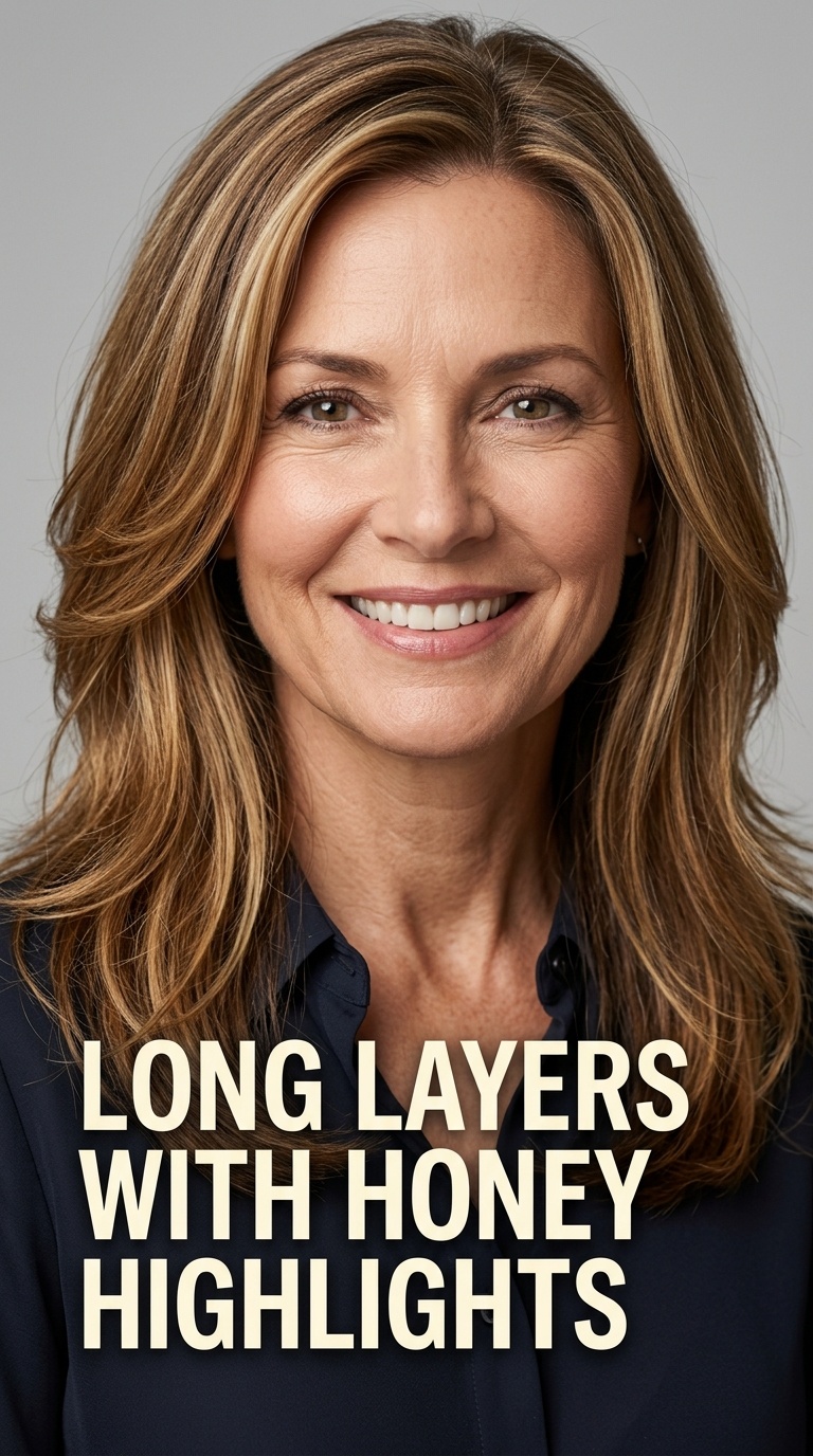 Long Layers with Honey Highlights