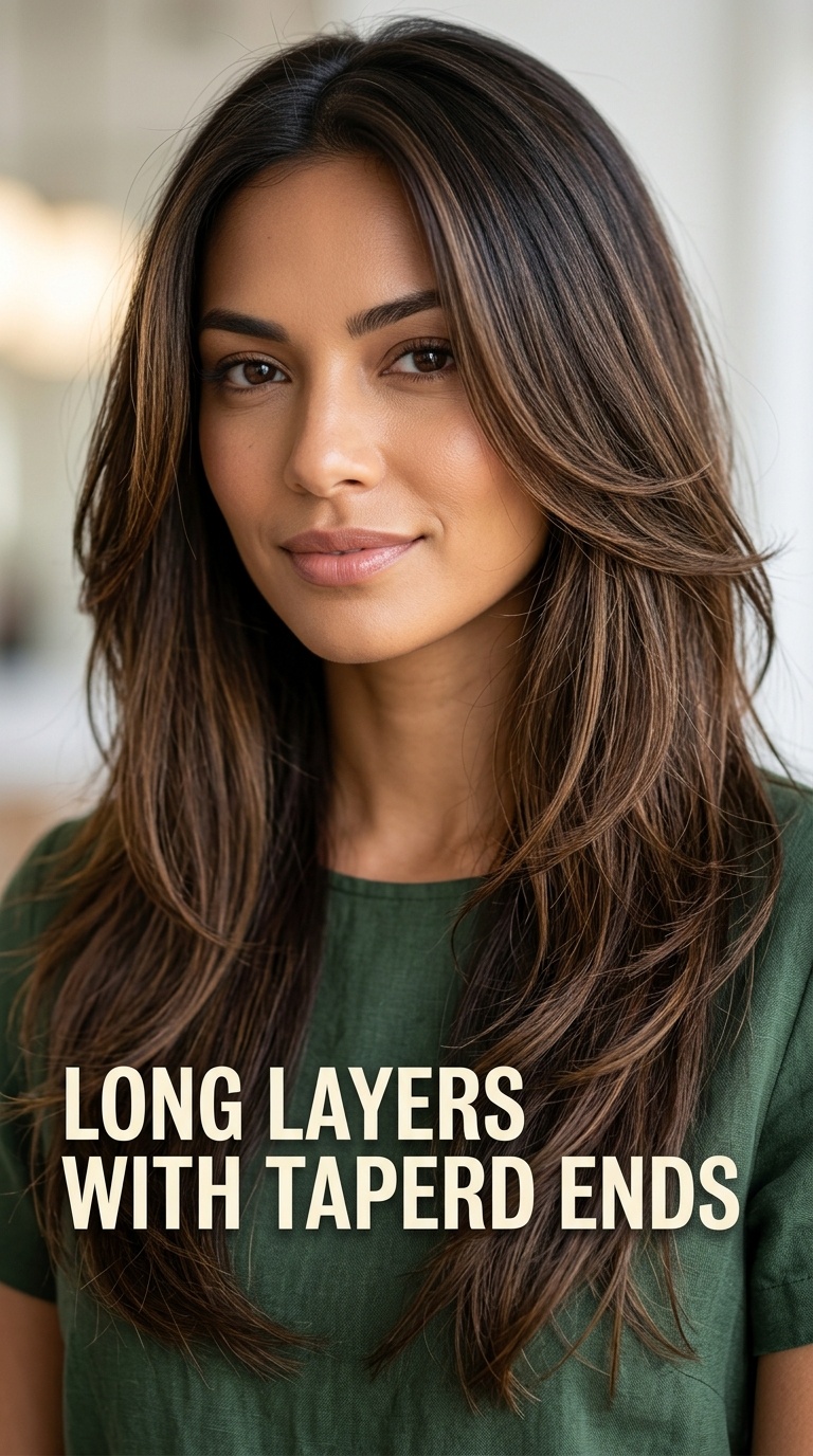 Long Layers with Tapered Ends