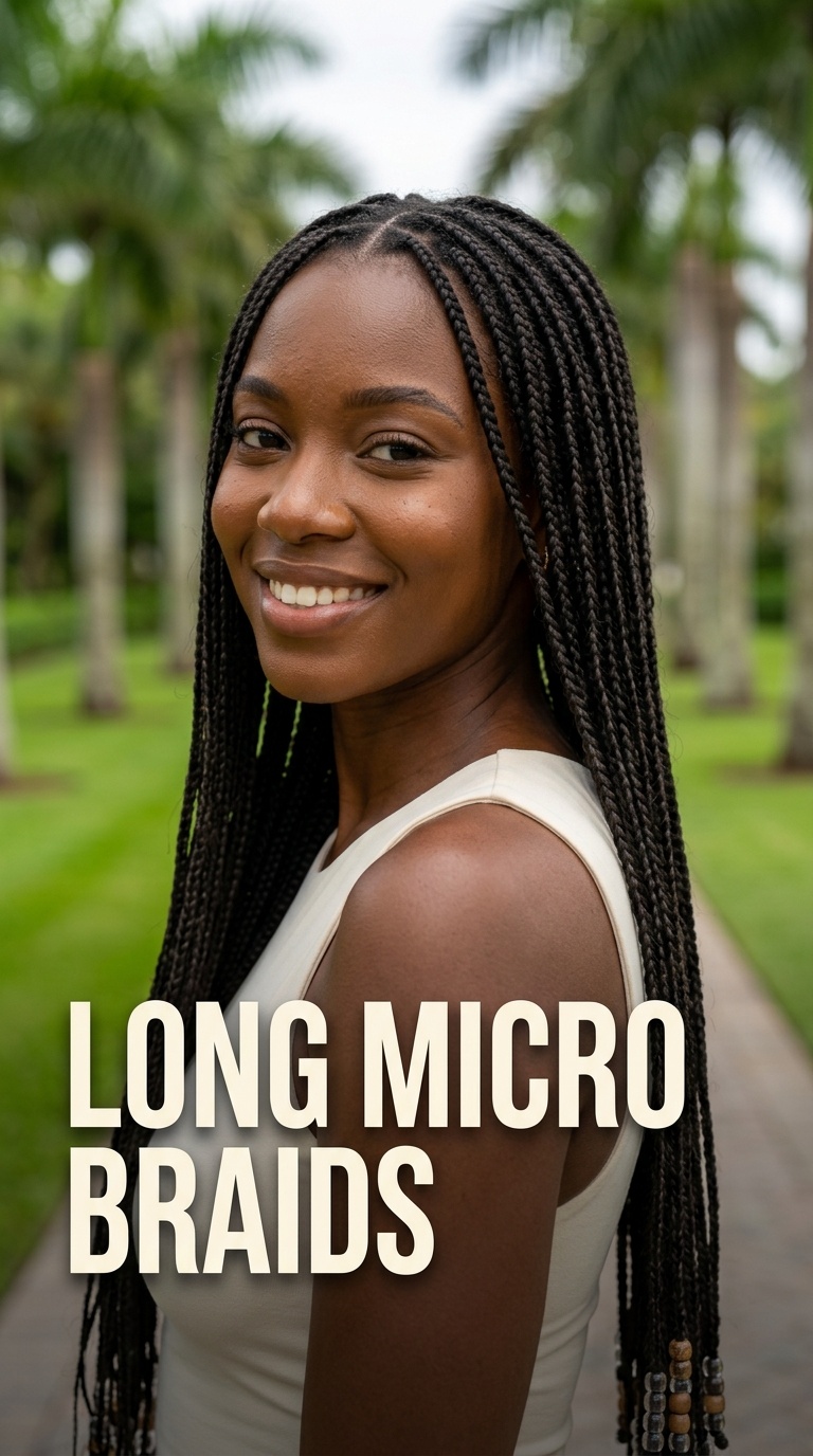 Long Micro Braids