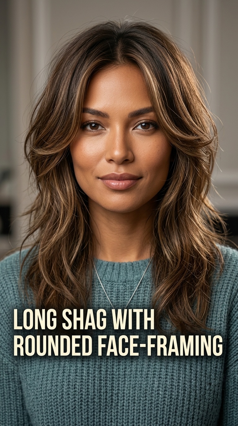 Long Shag with Rounded Face-Framing