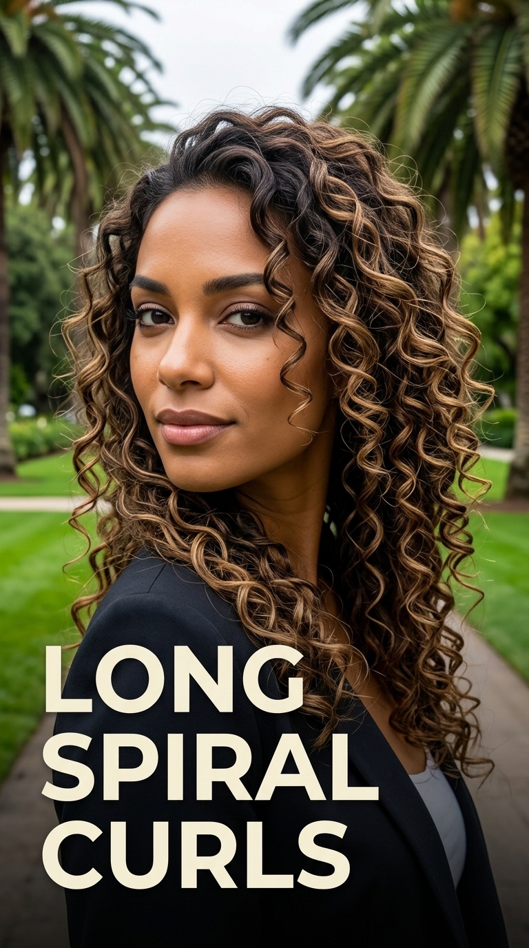 Long Spiral Curls