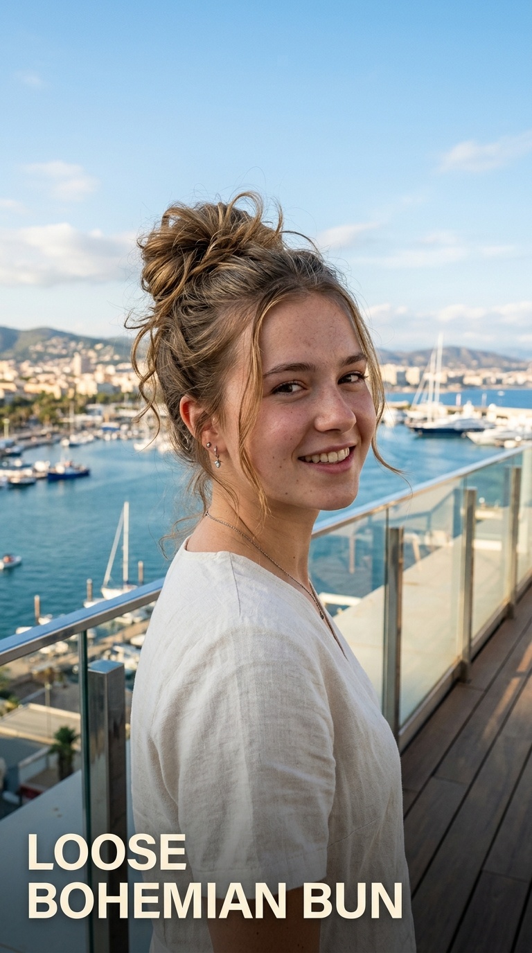 Loose Bohemian Bun