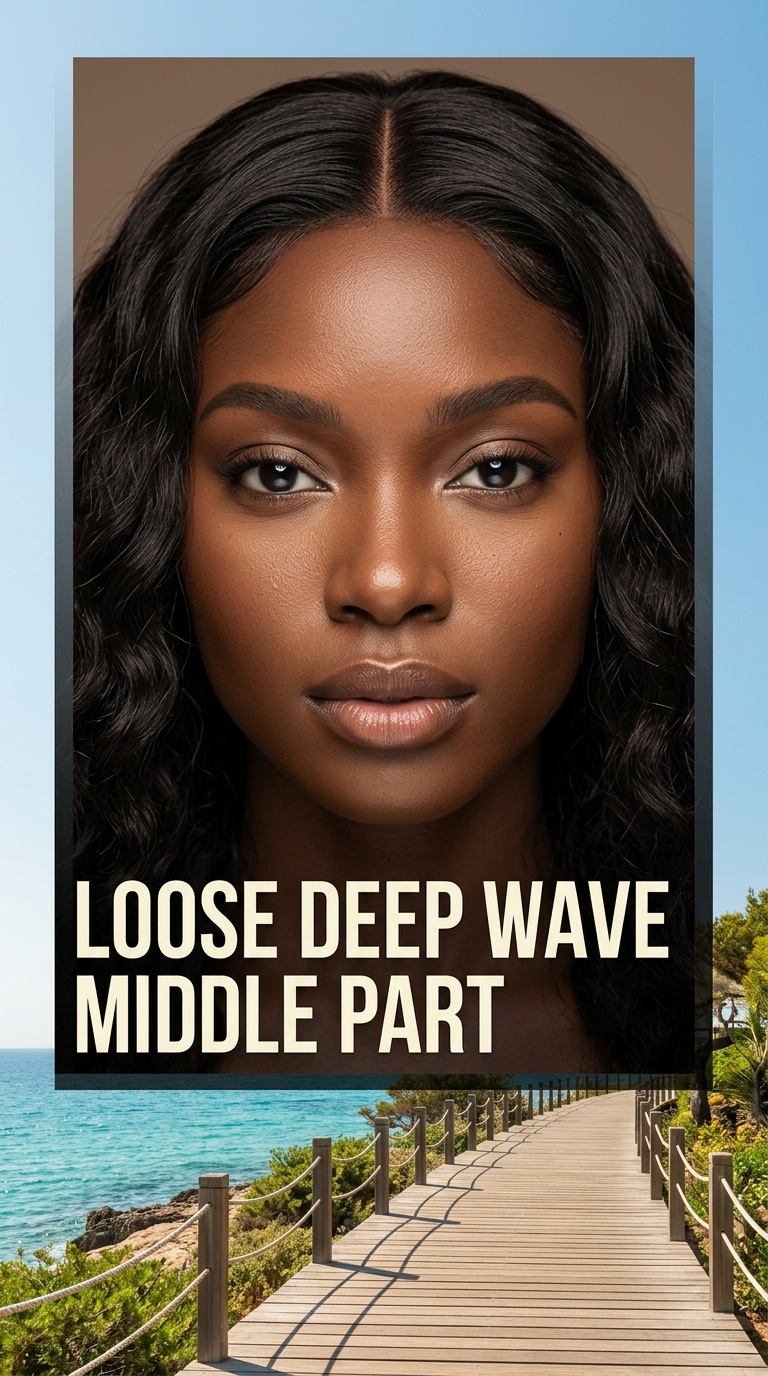 Loose Deep Wave Middle Part