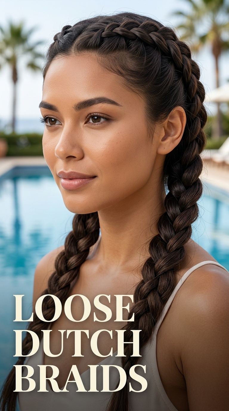 Loose Dutch Braids
