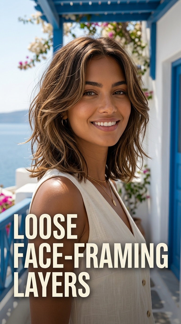 Loose Face-Framing Layers