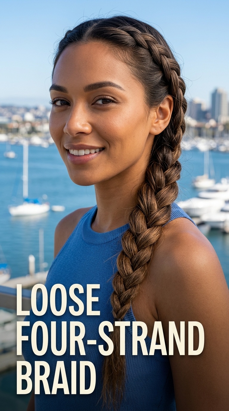 Loose Four-Strand Braid