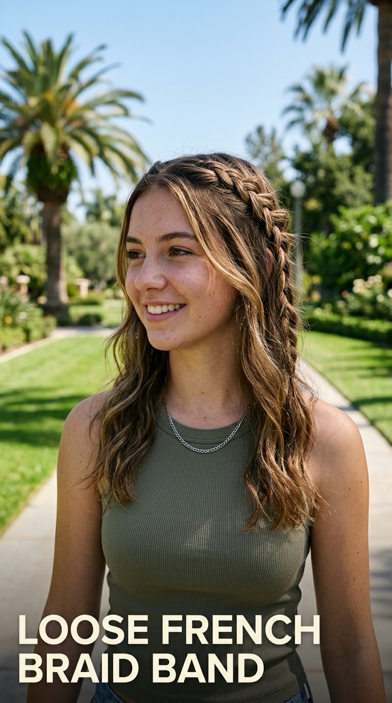 Loose French Braid Band