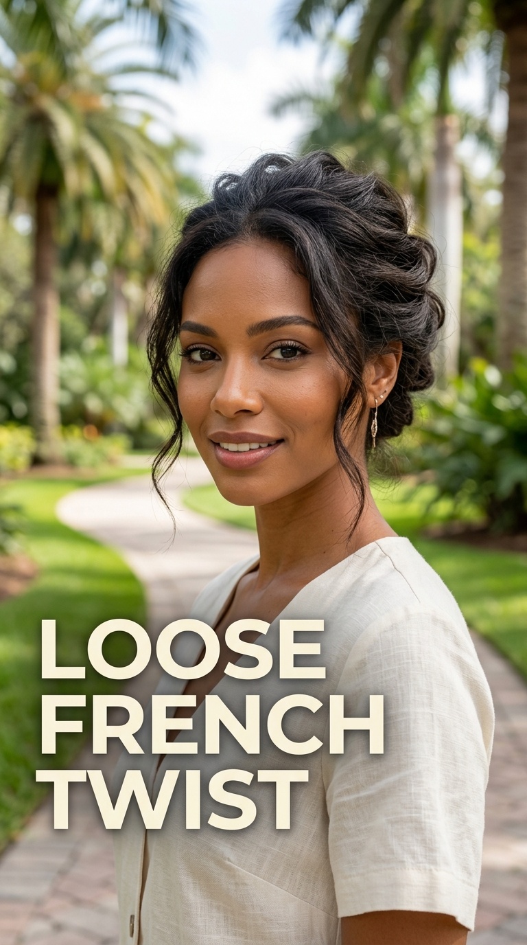 Loose French Twist