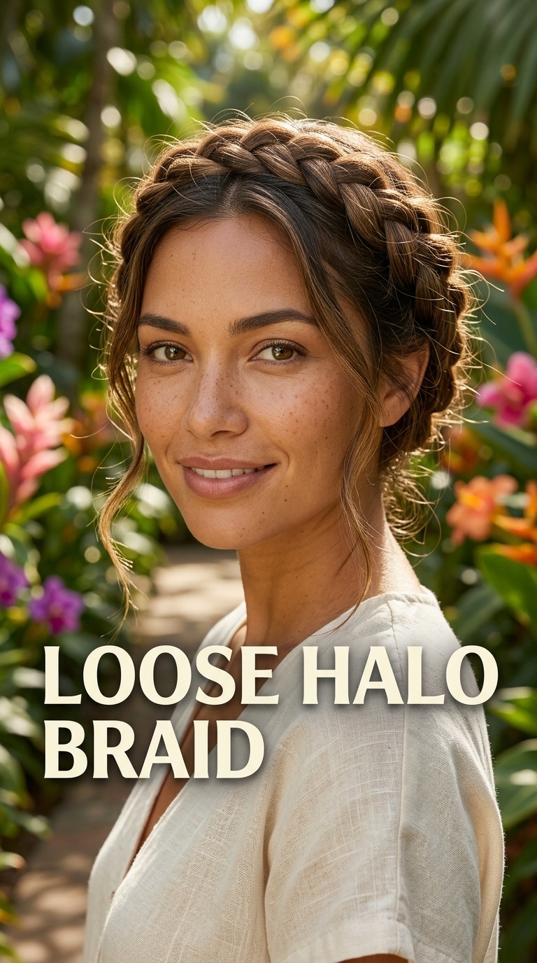Loose Halo Braid