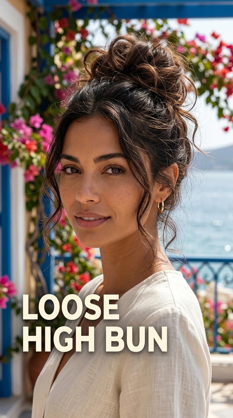 Loose High Bun