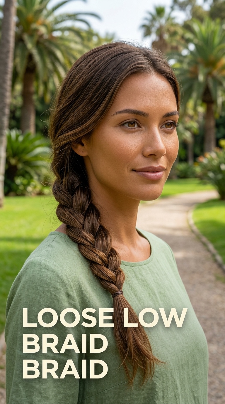 Loose Low Braid