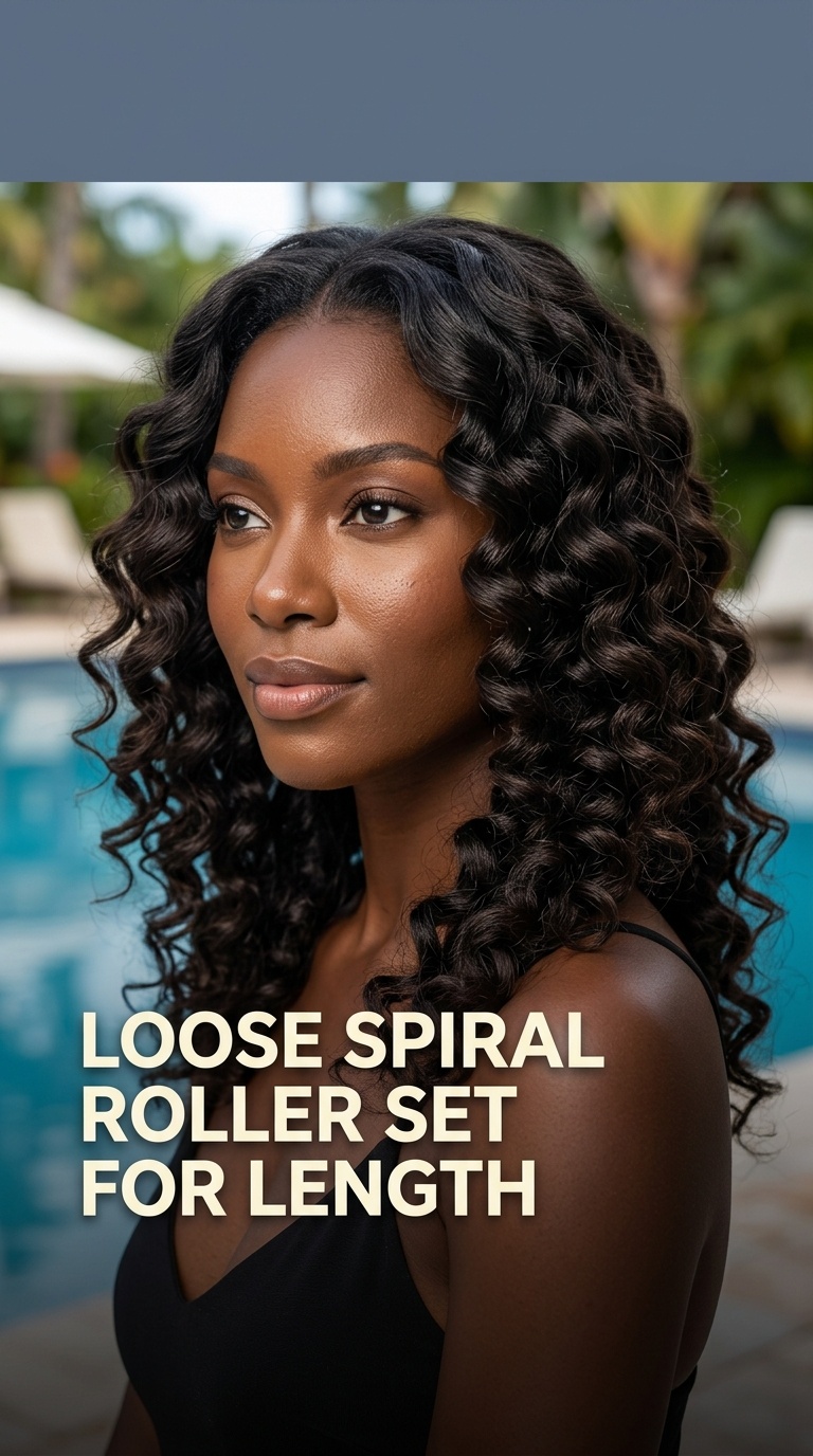 Loose Spiral Roller Set for Length