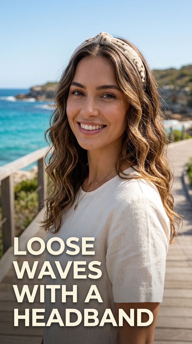Loose Waves with a Headband