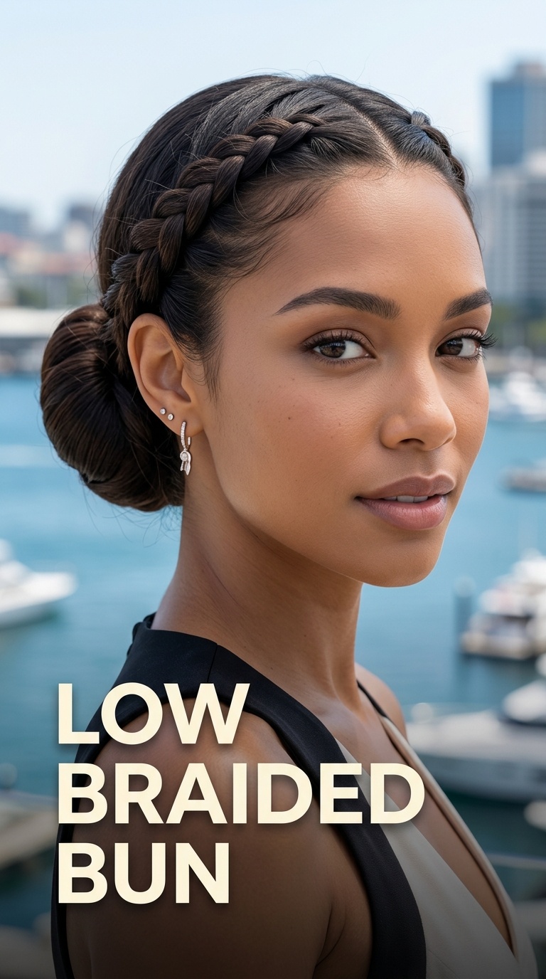 Low Braided Bun