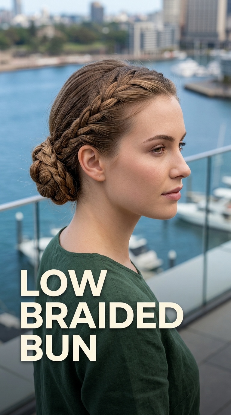Low Braided Bun