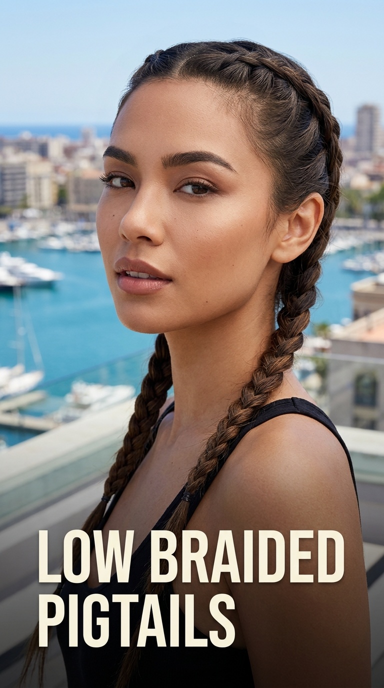 Low Braided Pigtails