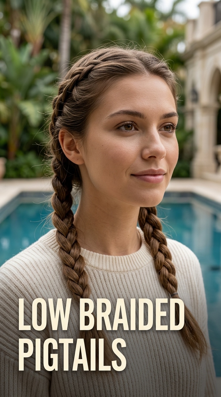 Low Braided Pigtails