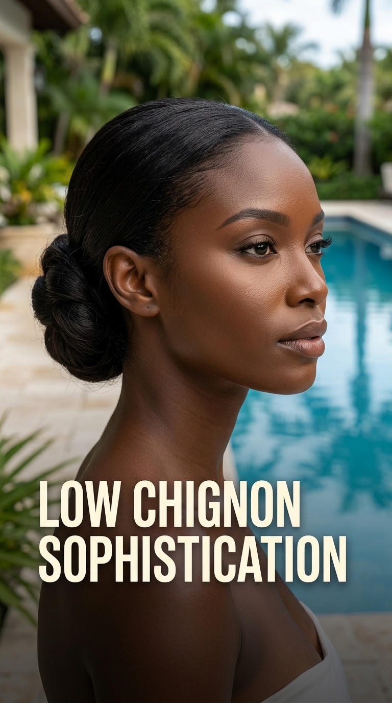 Low Chignon Sophistication