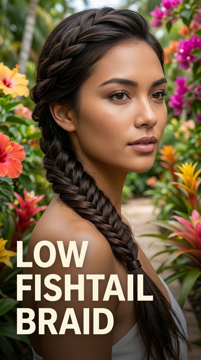 Low Fishtail Braid