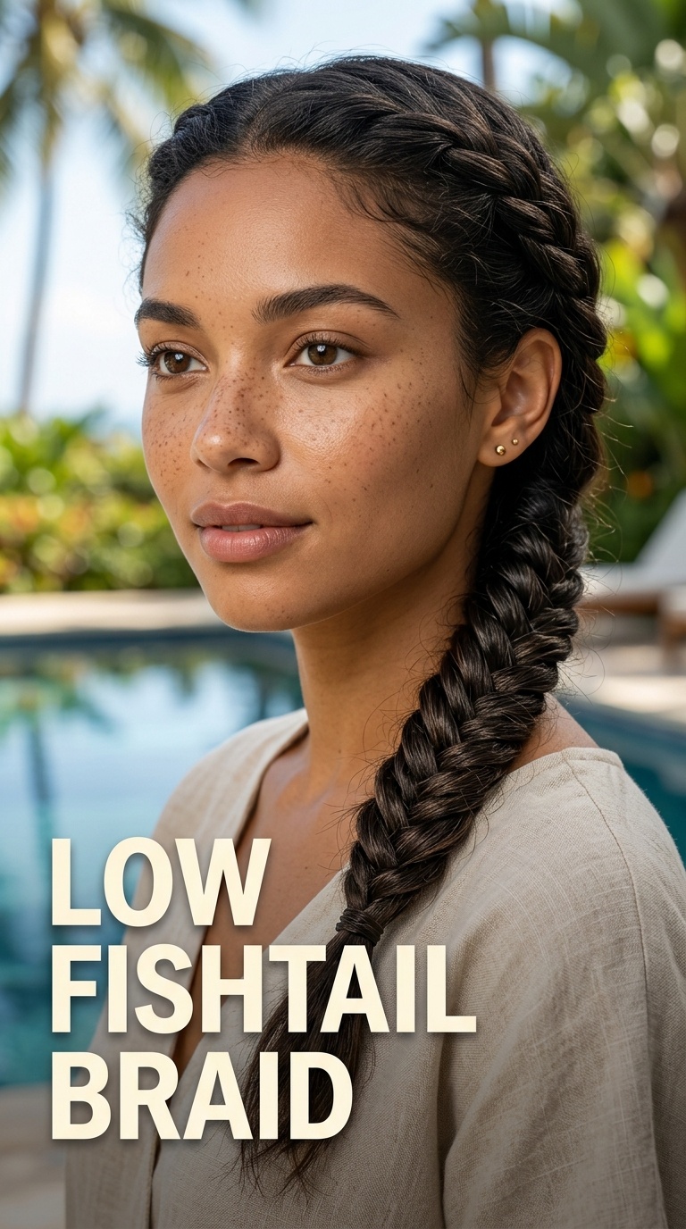 Low Fishtail Braid