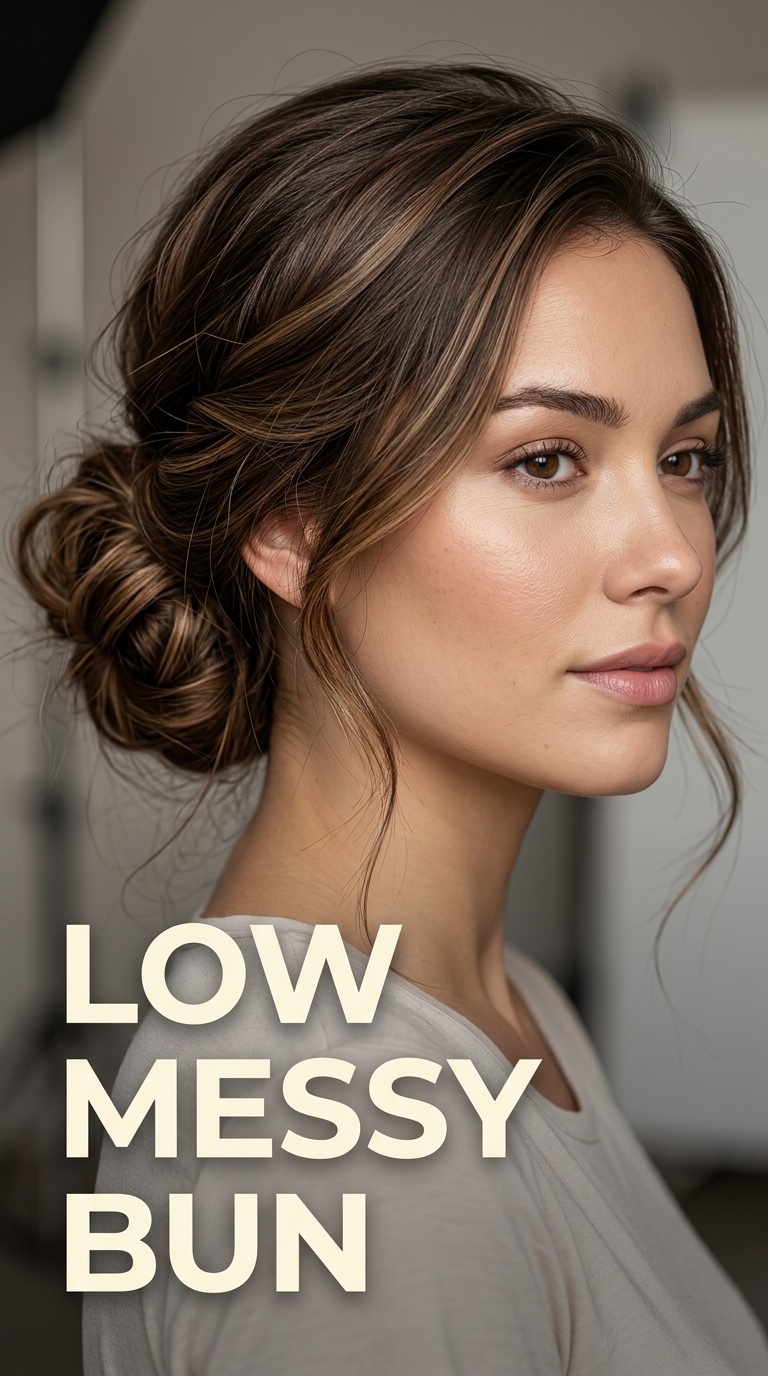Low Messy Bun